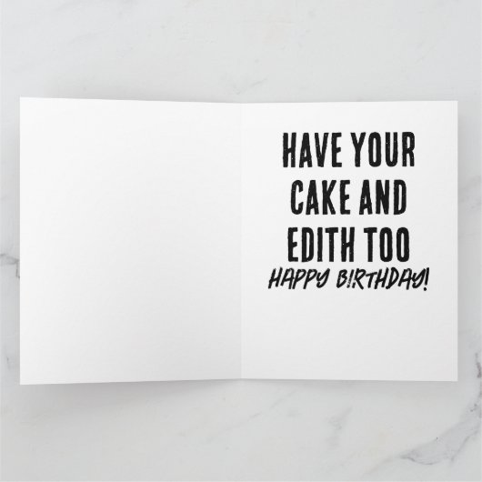 男の友人のための熱い金髪の女の子の誕生日カード カード (内部)