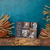 男の友最高の人悔やみや弔慰写真犬ペット記念館 フォトプラーク (側面)