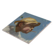 男の吹子の泡（ポール・ピール） タイル (側面)