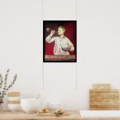 男の吹子の泡， 1867-69 ポスター (キッチン)