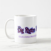 男の圧延のサイコロのコーヒー・マグ コーヒーマグカップ (左)