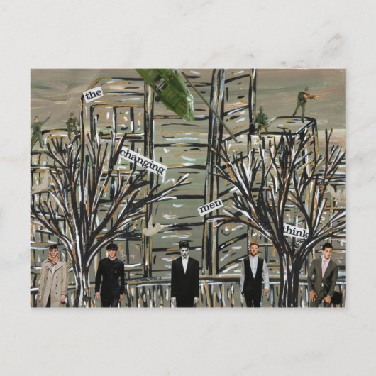 男の変化 ポストカード (正面)