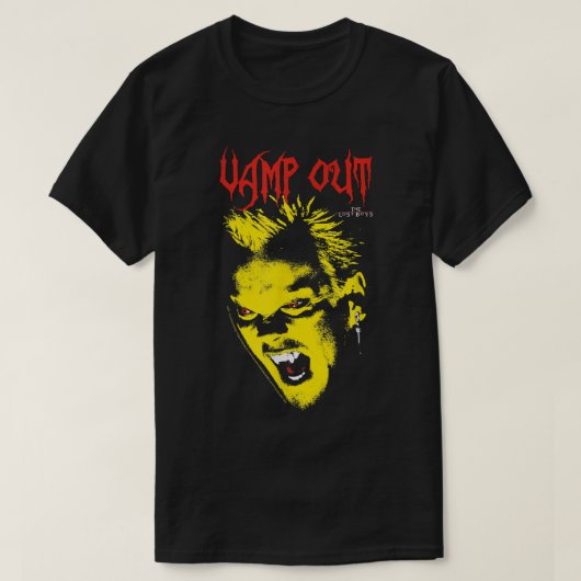 男の失った子達は跳び出る Tシャツ (デザイン正面)