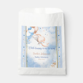 男の子うさぎの赤ちゃんシャワー フェイバーバッグ
