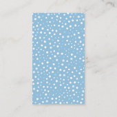 男の子おむつラッフルベビー冷たいアウトサイドカード エンクロージャーカード (裏面)