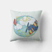 男の子おもちゃミックスメディア クッション (裏面)