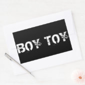 男の子おもちゃ 長方形シール (封筒)