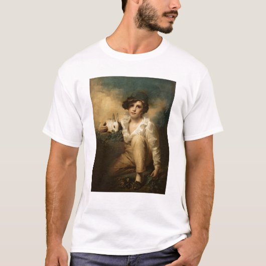 男の子およびウサギ、c.1814 tシャツ (正面)