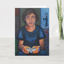 男の子および彼のミイラ