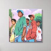 男の子から男 キャンバスプリント (正面)