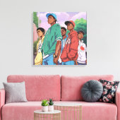 男の子から男 キャンバスプリント (インサイチュ (リビング))