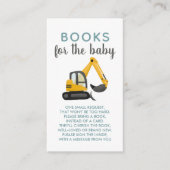 男の子かわいいディガー本ベビー エンクロージャーカード (正面)