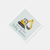 男の子かわいいディガー赤ちゃんシャワー スタンダードカクテルナプキン (角)