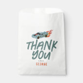 男の子かわいい二人ファストレース2回目の誕生日 フェイバーバッグ (正面)