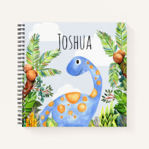 男の子かわいい水彩恐竜と名前