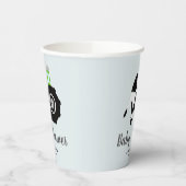 男の子かわいい農場動物トラクターベビーブシャワー 紙コップ (左)