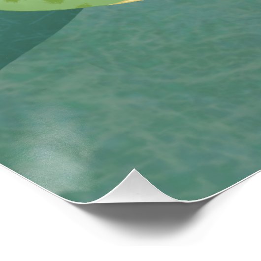 男の子かわいい魔法のドラゴン赤ちゃんシャワー歓迎サイン ポスター (コーナー)