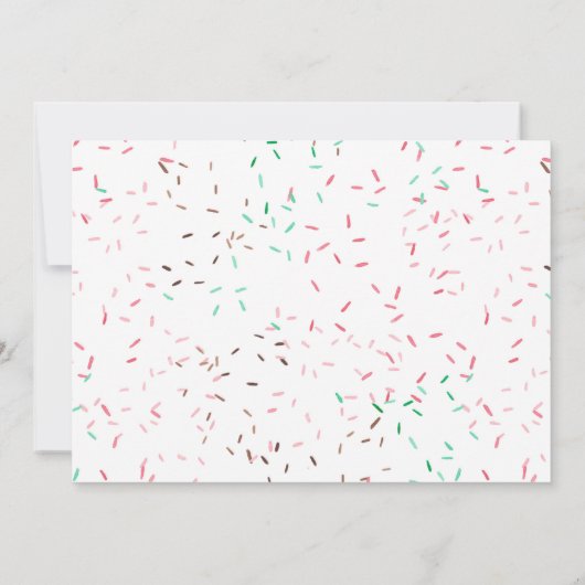 男の子か女の子か我々は知っている!性別の表示 招待状 (裏面)