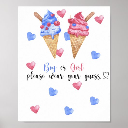 男の子か女の子か衣服して下さい ポスター (正面)