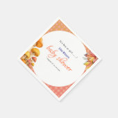 男の子か女の子のおとぎ話の赤ちゃんシャワー スタンダードカクテルナプキン (角)