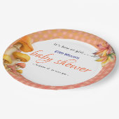 男の子か女の子のおとぎ話の赤ちゃんシャワー ペーパープレート (アングル)