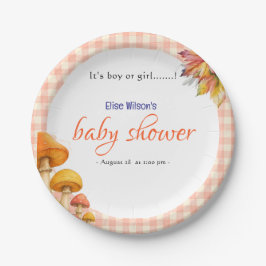 男の子か女の子のおとぎ話の赤ちゃんシャワー ペーパープレート