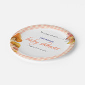 男の子か女の子のおとぎ話の赤ちゃんシャワー ペーパープレート (アングル)