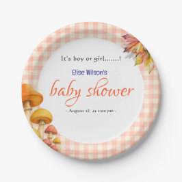 男の子か女の子のおとぎ話の赤ちゃんシャワー ペーパープレート