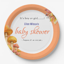 男の子か女の子のおとぎ話の赤ちゃんシャワー ペーパープレート