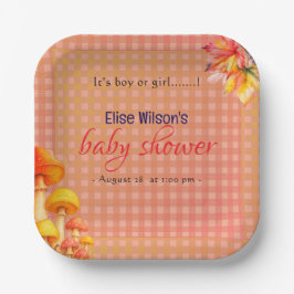 男の子か女の子のおとぎ話の赤ちゃんシャワー ペーパープレート