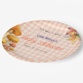 男の子か女の子のおとぎ話の赤ちゃんシャワー ペーパープレート (アングル)