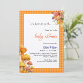 男の子か女の子のおとぎ話の赤ちゃんシャワー 招待状 (スタンド正面)