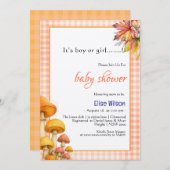 男の子か女の子のおとぎ話の赤ちゃんシャワー 招待状 (正面/裏面)