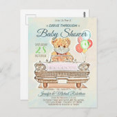 男の子か女の子のためのベビーシャワーを通る ポストカード (正面/裏面)