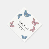 男の子か女の子。性別の表示 スタンダードカクテルナプキン (角)