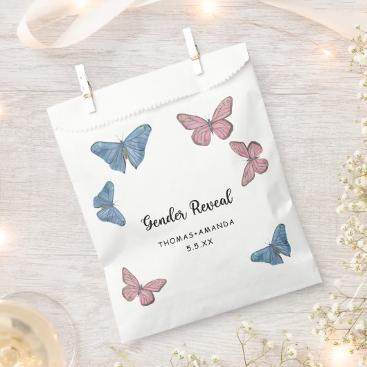 男の子か女の子。性別の表示 フェイバーバッグ (クリップ留めされた状態)