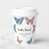 男の子か女の子。性別の表示 紙コップ (裏面)