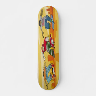 男の子がスケートボードにジャンプ – Skateboard スケートボード