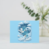 男の子が生まれたよ ポストカード (スタンド正面)