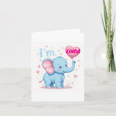 男の子が生まれた 招待状 (正面)