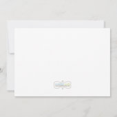 男の子が生まれるよ！ベイビーシャワーのご招待 招待状 (裏面)