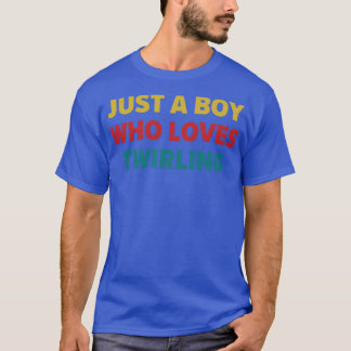 男の子が男の子で男の子がくるくる回る Tシャツ