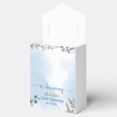 男の子が紅茶を醸造しているパーティー男の子のシャワー フェイバーボックス (オープン)