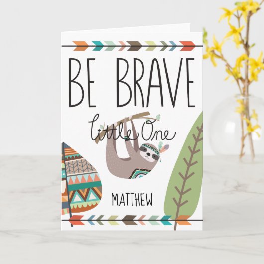 男の子たちはすぐにカードを取得する – 部族のスロースは勇敢になる カード (黄色い花)