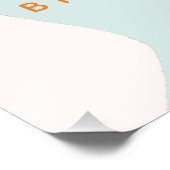 男の子たち間抜け2 Goose 2ndバースデーウェルカムサイン ポスター (コーナー)