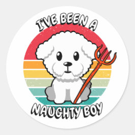 男の子だったいけな – 毛皮の犬 ラウンドシール