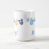 男の子だと分かる モーフィングマグカップ (中央)