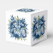 男の子だ!おしゃれ&牡丹ベビーシャワーのお願い フェイバーボックス (裏面サイド)