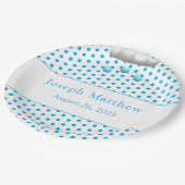 男の子だ!カスタマイズ可能な赤ちゃんシャワー ペーパープレート (アングル)