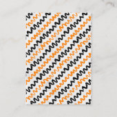 「男の子だ」カボチャのハロウィンベイビーシャワー エンクロージャーカード (裏面)